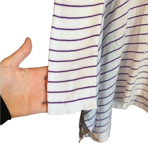 Tommy Bahama striped asymmetric sweater - Picture 7 of 10